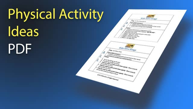 Kids Alive Physical Activity Ideas