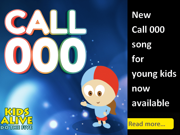 New call 000 song for young kids now available with young lifesaver Lil character
