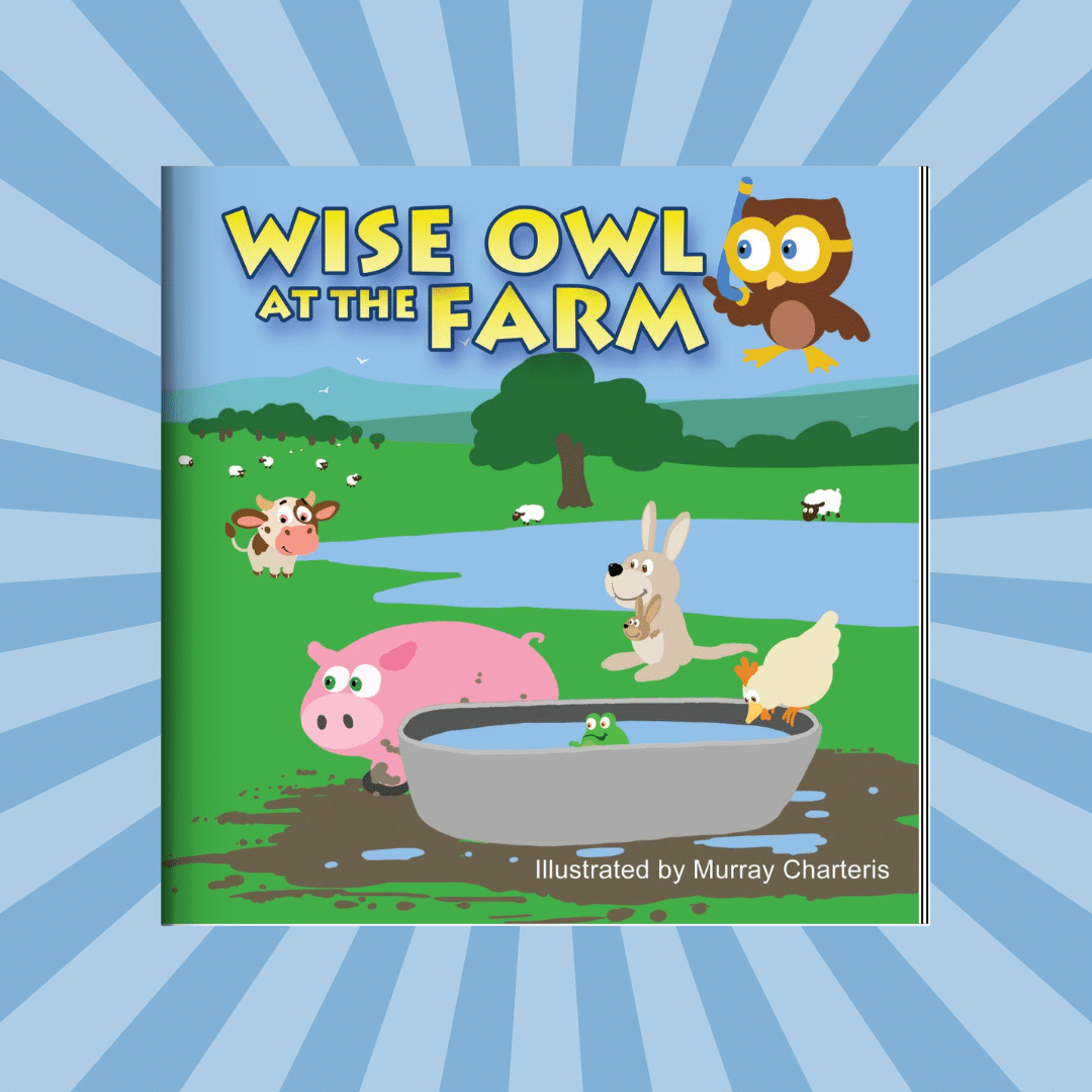 wise owl at the farm