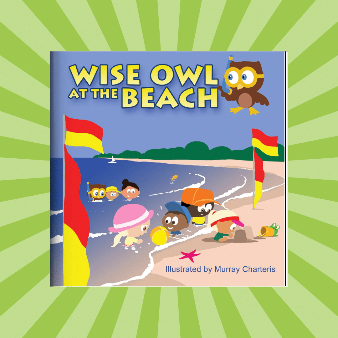 wise owl at the beach