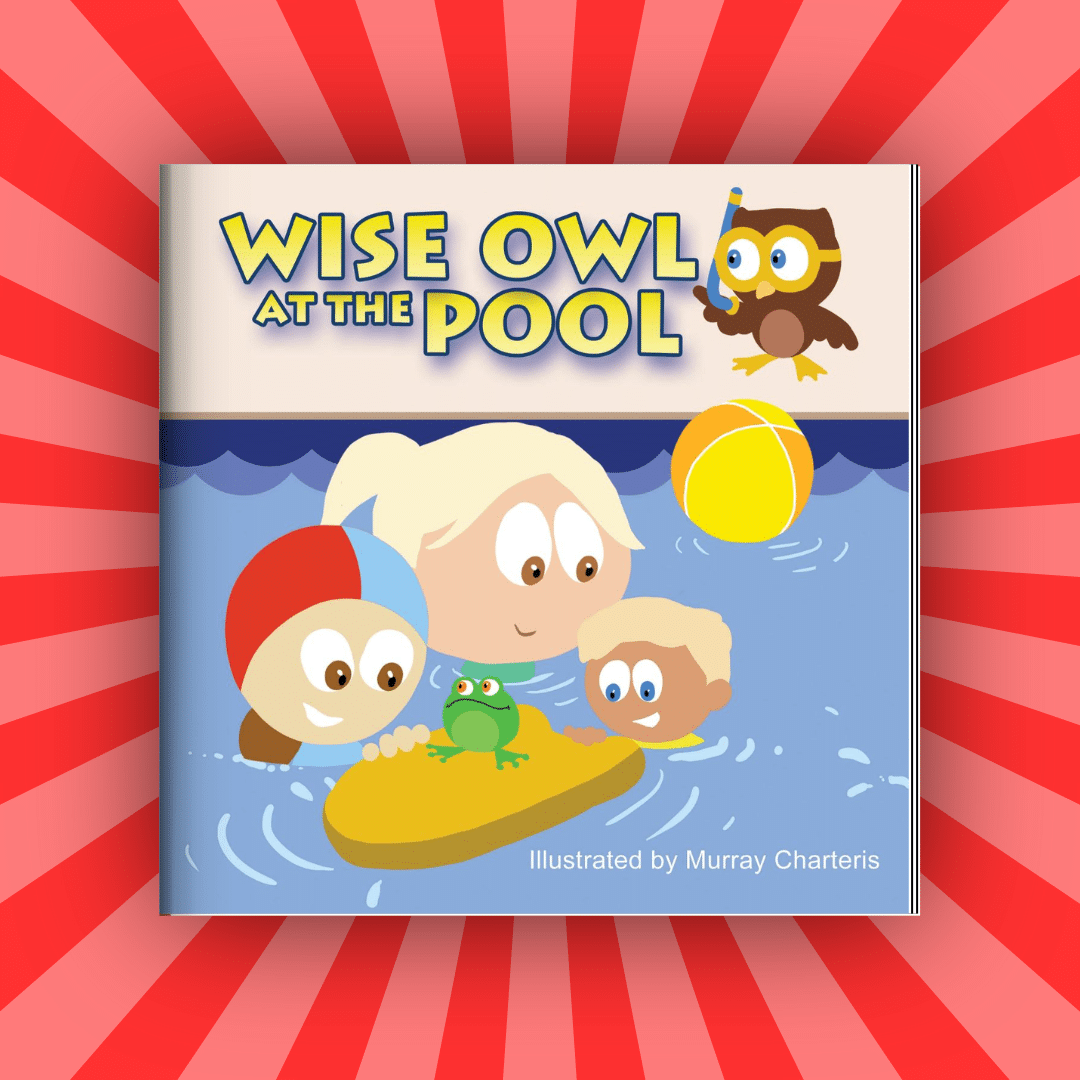 wise owl at the pool